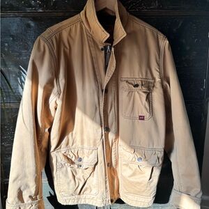Vintage Abercrombie & Fitch Blanket-lined Tan Military Field Jacket